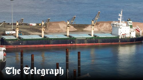 Russian-linked ship dumps 300 tons of potentially explosive cargo off Norfolk