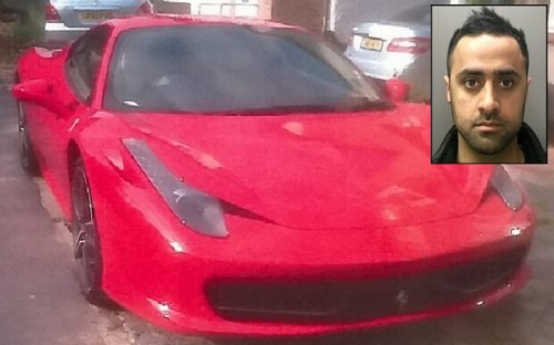 Crooked policeman caught after arriving for work in Ferrari