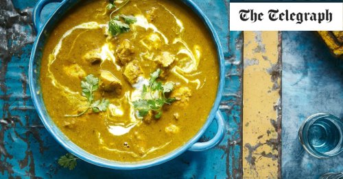 Comforting chicken, lentil and fresh turmeric soup recipe