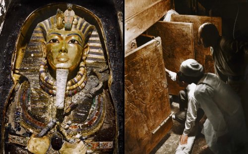 The Discovery of King Tut's tomb: Colourised photos exhibited in New York