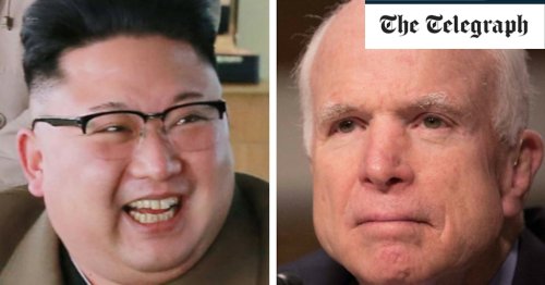 North Korea accuses John McCain of 'blasphemy' for calling Kim Jong-un 'that crazy fat kid'