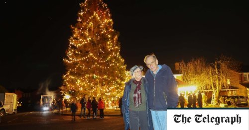 Energy firm asks couple with 50ft Christmas tree ‘can we help?’ after electricity bill soars