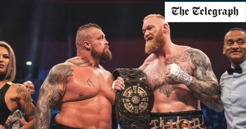 What happened when the two world's strongest men met in the boxing ring