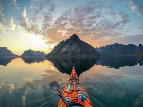 Norway's fjords by kayak: Stunning Scandinavian landscape photographs