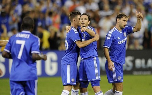 Chelsea 2 Roma 1 &ndash; Frank Lampard goal helps Premier League side to victory in pre-season tour match