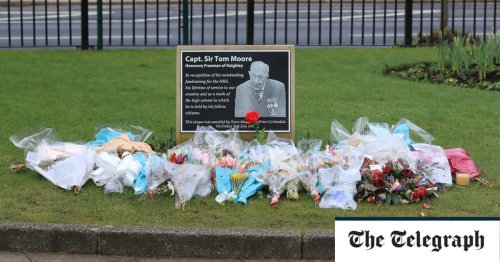 Woman arrested after Sir Captain Tom Moore memorial defaced