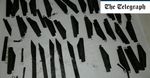 Indian man has 40 knives removed from stomach after 'urge to eat them'