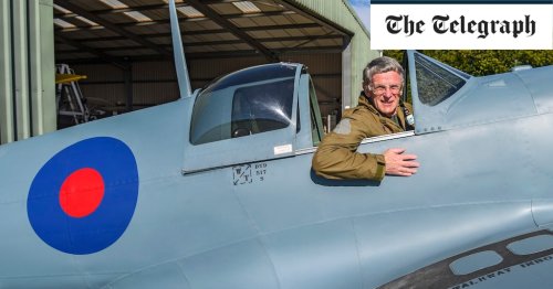 Retired engineer allowed to fly replica Spitfire 16 years after he started building it