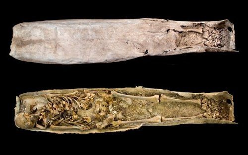 Archaeologists lift lid on mystery coffin buried near Richard III