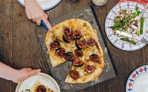 Fig and goat’s-cheese pizza recipe