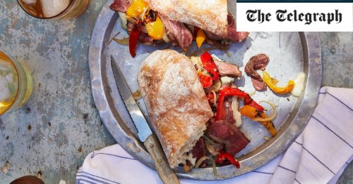 Rump steak, taleggio and pepper sandwich recipe