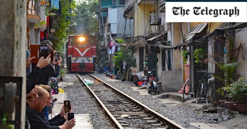 Crackdown on Hanoi's Insta-famous 'train street' after near-miss with tourist