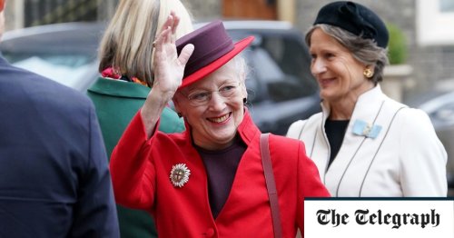 Queen Margrethe of Denmark celebrates golden jubilee at London church service