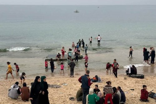 Israel-Hamas truce: Laughter, tears on Gaza beach as children get break from war