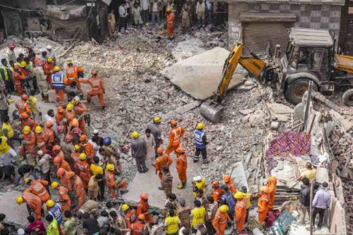 11 dead as multi-storey residential building collapses in northeast Delhi