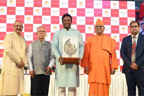 Grand Slam, Olympic winner Leander Paes receives P.C. Chandra honour for taking tennis to global heights