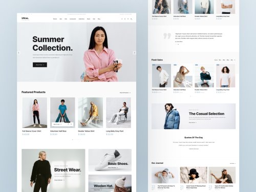 Ultras - Free Clothing Store eCommerce Store HTML Website Template - TemplatesJungle.com