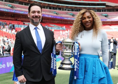 Serena Williams dons Chelsea blue at women's FA Cup final to celebrate new investment