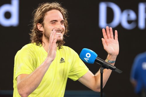 Tsitsipas closes night session with hilarious interview