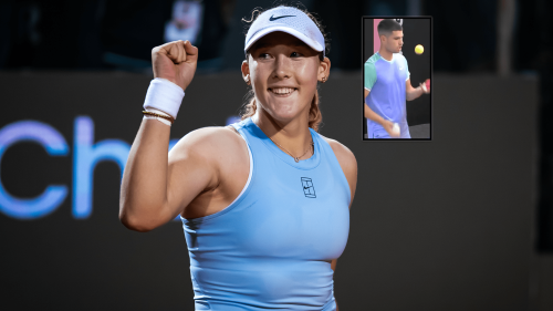 Mirra Andreeva escapes in two sets, cools down with Carlos Alcaraz in Rome