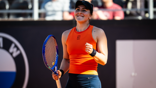 Rome: Bianca Andreescu on the brink of Top 100 return after Elena Rybakina upset