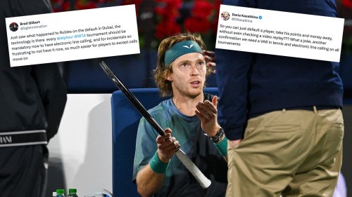 Does tennis need VAR? After Andrey Rublev's controversial default in Dubai, players say it's overdue