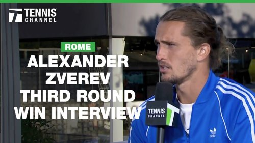 Alexander Zverev discusses upcoming match with Arthur Fils in Rome