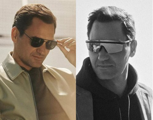 Roger Federer designs his collection of sunglasses