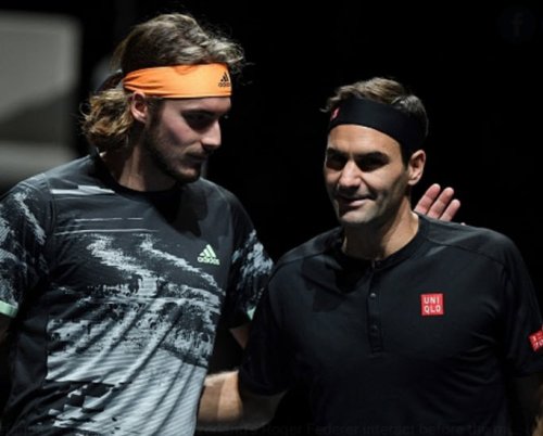 Federer says of Tsitsipas: ” I would like to see him taking it to the next level”