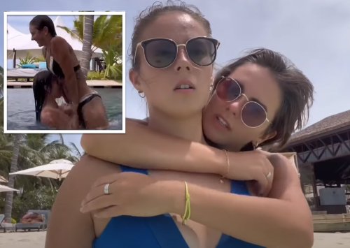 Daria Kasatkina’s girlfriend Natalia Zabiiako releases a video of their vacation at the Maldives