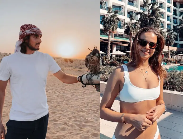 Stefanos Tsitsipas Posts Great Pictures Also With His Girlfriend Theodora In Bikini Flipboard
