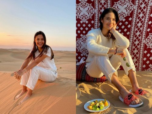 Emma Raducanu publishes great pictures and videos on Instagram in Abu Dhabi