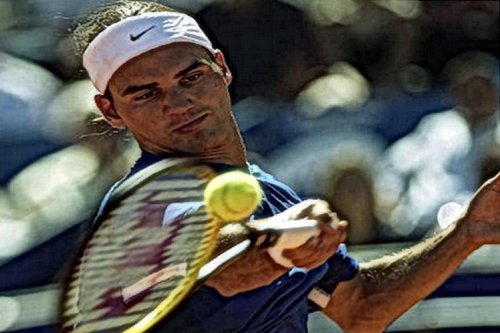 Le jeune Roger Federer:"J'adorerais avoir un amorti en coup droit comme ..."