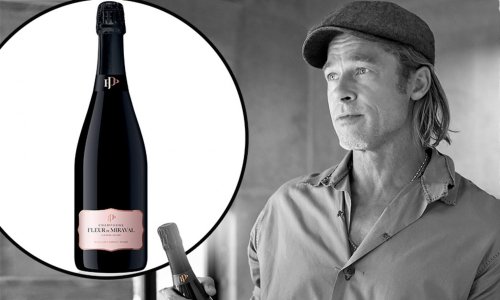 Spoil yourself with a sip of Brad Pitt’s new champagne