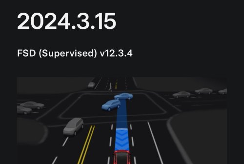 Tesla rolls out FSD (Supervised) v12.3.4 to a wider user base — aggressive acceleration still persists, first impressions - Tesla Oracle
