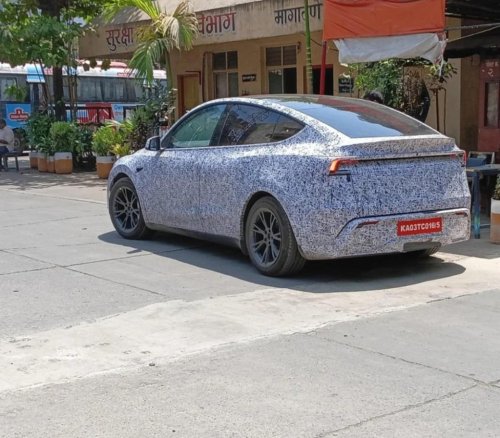Tesla Model Y seen testing under wraps in India ahead of launch