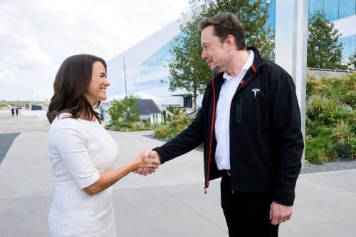 Elon Musk met with the President of Hungary at Giga Texas