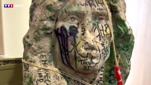 Un buste de Jim Morrison, volé sur sa tombe du Père-Lachaise en 1988, vient d'être retrouvé par hasard | TF1 INFO