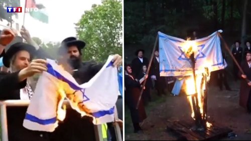 Qui sont ces juifs orthodoxes qui brûlent des drapeaux de l'État hébreu et rejettent Israël comme nation ? | TF1 INFO