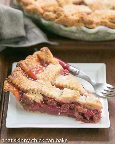 Classic Rhubarb Pie