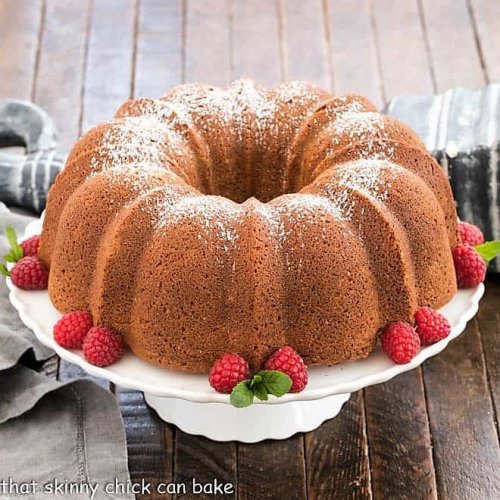 White Chocolate Bundt Cake - With Video! - That Skinny Chick Can Bake