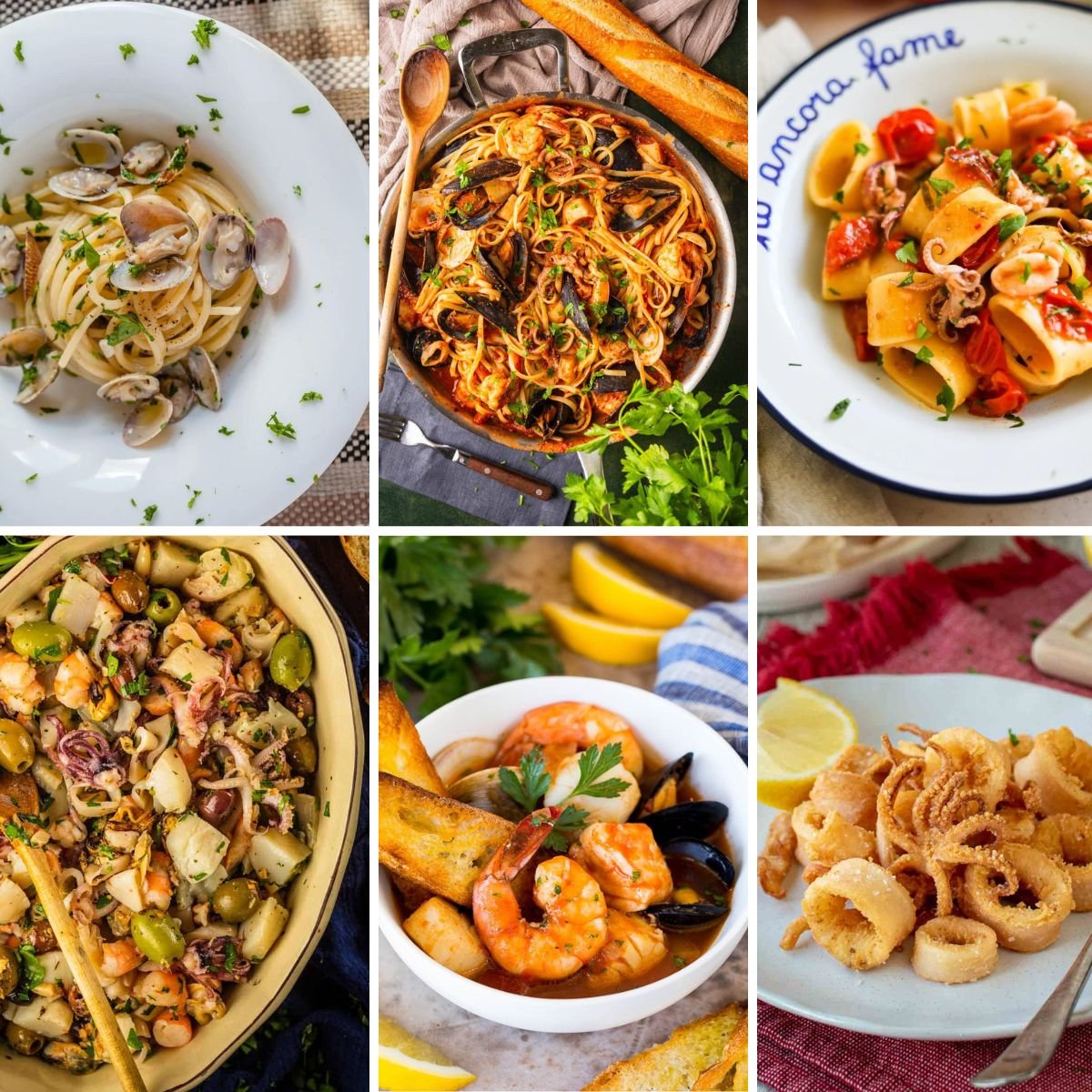 Italian Seafood Recipes for the Feast of the Seven Fishes