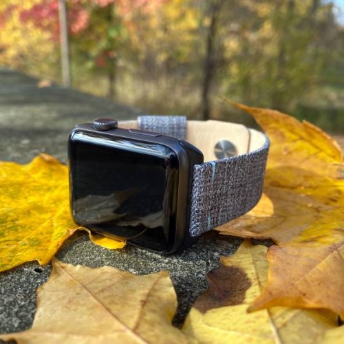 Monowear Urban Canvas and Cocktail Leather Apple Watch bands review - The Gadgeteer