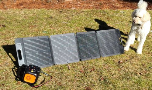Rophie 100W Portable Solar Panel review – “free refills” for your power bank