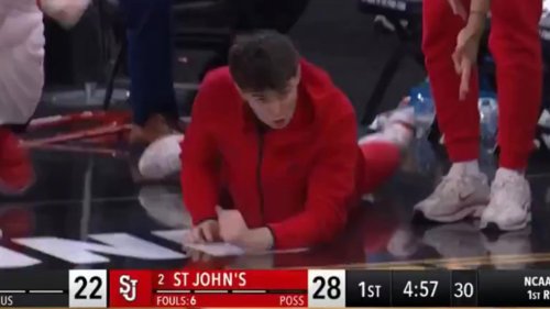FAN HORROR ‘That is crazy’ – March Madness viewers shocked after spotting obscene gesture by star player in St John’s-Omaha game