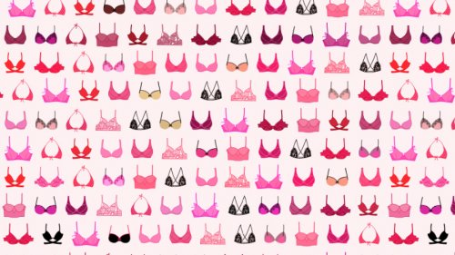 BREAST OF LUCK Everyone sees the sea of bras – but you have a high IQ if you can spot the hidden pair of underwear in under 10 seconds