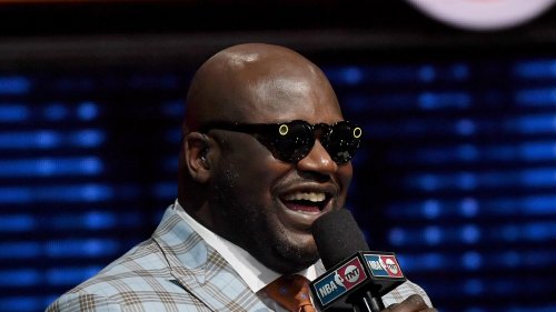 Shaq tells Pat McAfee co-host ‘you have sexiest jawline’ live on air as ...