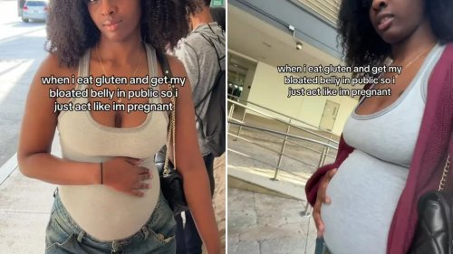 WOAH BABY! I pretend to be pregnant when I’m just bloated – people give up their seats so me and my food baby happily accept
