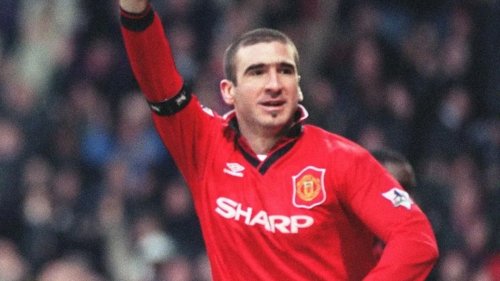 ERIC 'N' ROLL Man Utd legend Eric Cantona performs at London concert as he continues his international tour