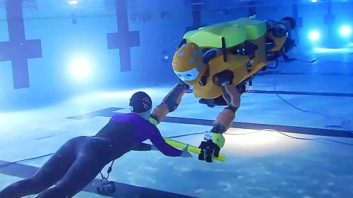 Creepy human-like robot created to explore dark depths of ocean